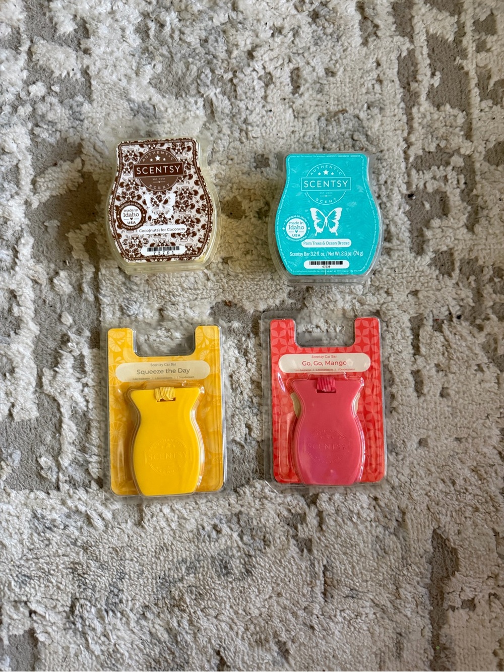 Scentsy wax bars and car bars- NEW